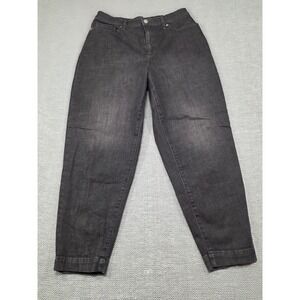 Banana Republic Curvy Barrel Jeans Charcoal Wash Size 29 8 Women's‎ Denim
